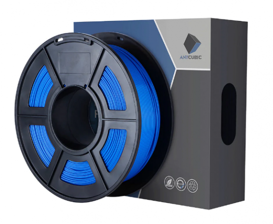 Фото 2 - PLA пластик Синій для 3d принтера (філамент) 1,75 мм