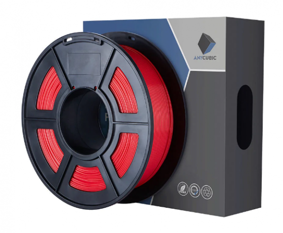 Фото 2 - PLA пластик Червоний для 3d принтера (філамент) 1,75 мм