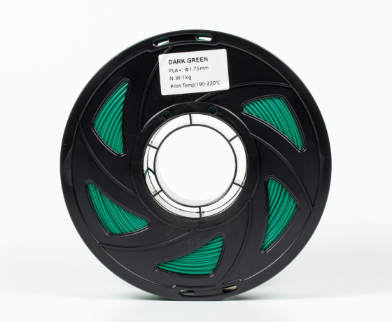 Фото 5 - Темно-зелений Хакі PLA Plus (ПЛА плюс) пластик філамент для 3D принтера 1кг, 1.75мм, 330м Filament