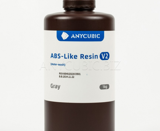 Фото 3 - Фотополімер Anycubic ABS-Like Resin V2 сірий​