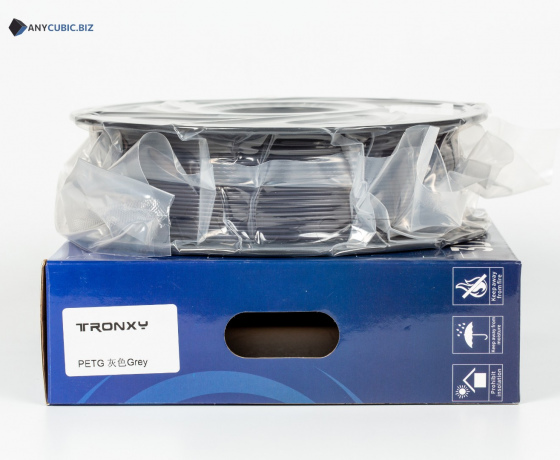 Фото 4 - Сірий PETG пластик Tronxy для 3D принтера 330m | 1 кг | 1,75 мм