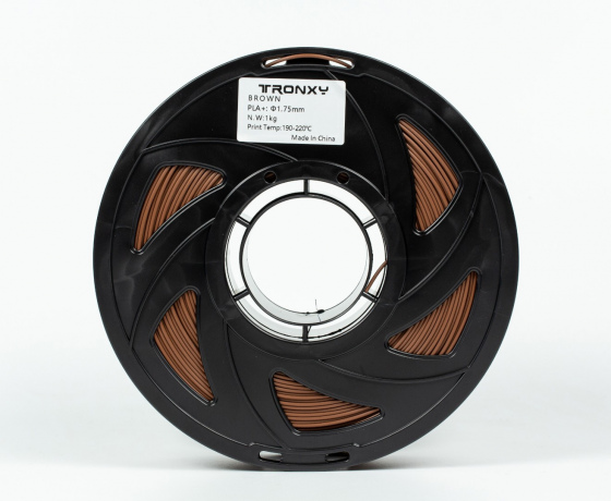 Фото 8 - Коричневий PLA пластик Tronxy для 3D принтера 340m | 1 кг | 1,75 мм
