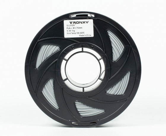 Фото 8 - Срібний PLA пластик Tronxy для 3D принтера 340m | 1 кг | 1,75 мм