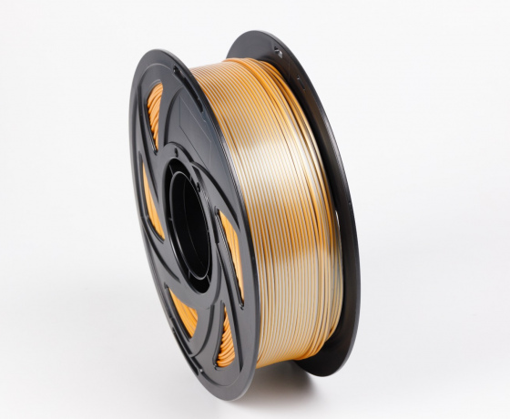 Фото 2 - Золото Срібло Пла Пластик Шовковий | PLA SILK Gold Silver 1кг | 1.75мм | 330м